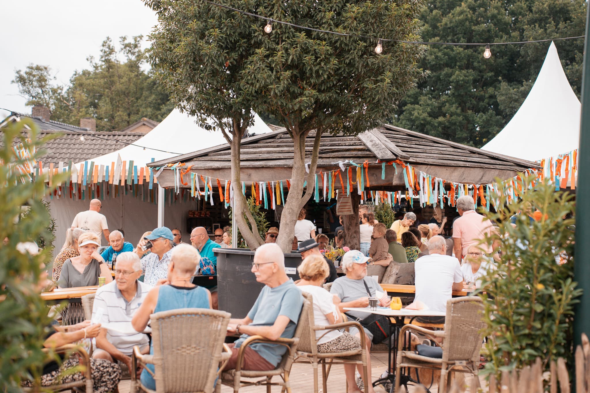 Zonnig terras